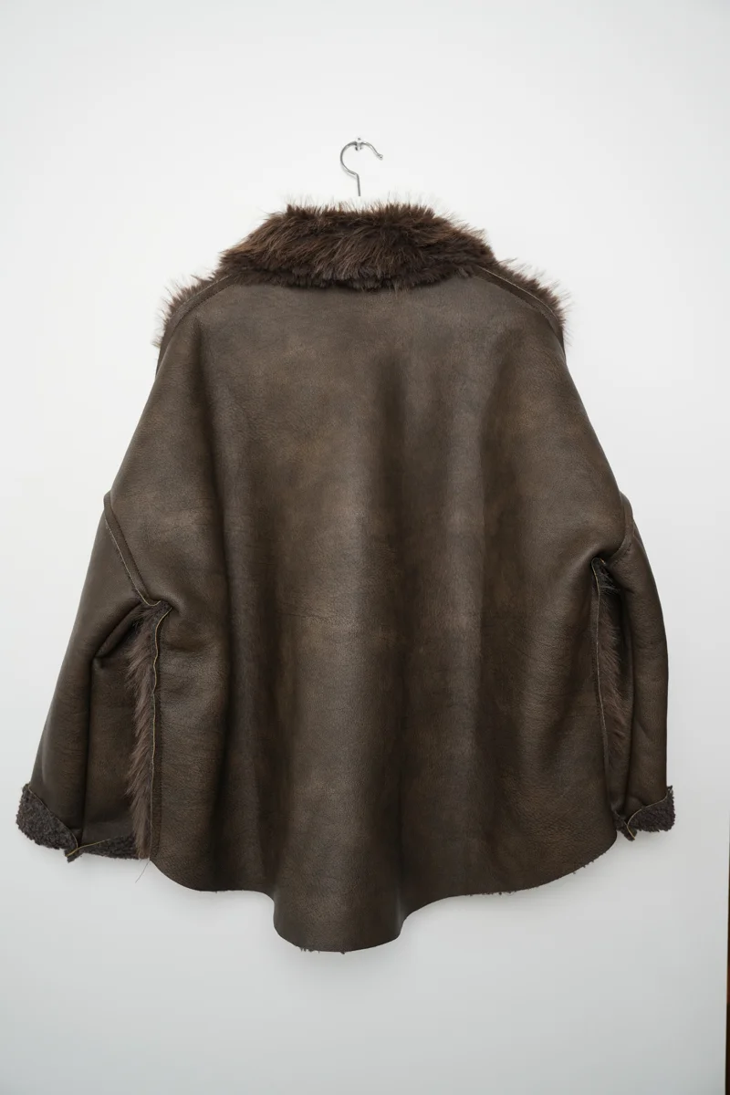 Caroline Tüylü Oversize Mont